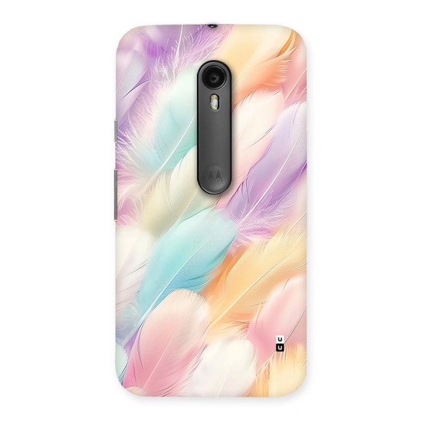 Pastel Feather Back Case for Moto G3