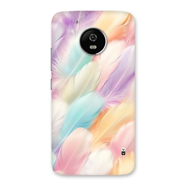 Pastel Feather Back Case for Moto G5