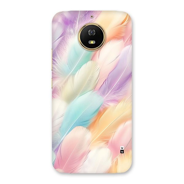 Pastel Feather Back Case for Moto G5s