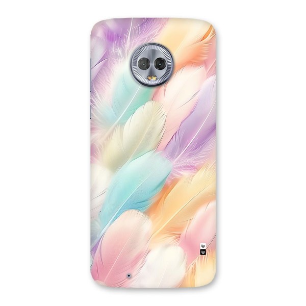 Pastel Feather Back Case for Moto G6