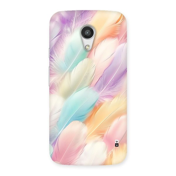 Pastel Feather Back Case for Moto G 2nd Gen