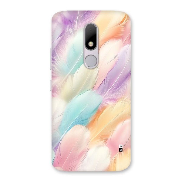 Pastel Feather Back Case for Moto M