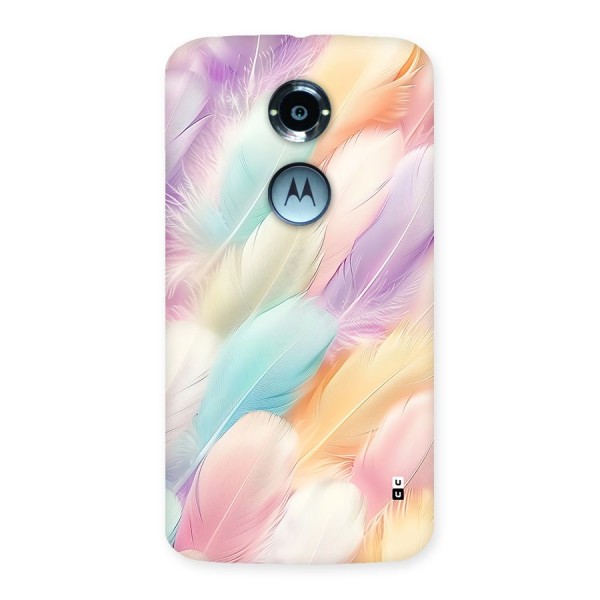 Pastel Feather Back Case for Moto X2