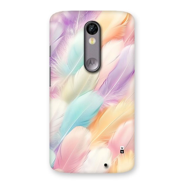 Pastel Feather Back Case for Moto X Force