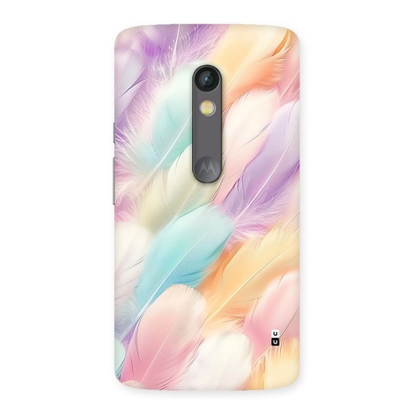 Pastel Feather Back Case for Moto X Play