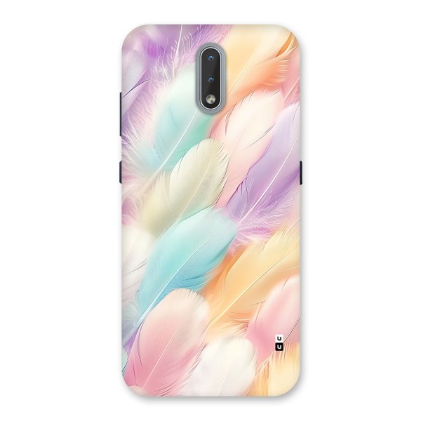 Pastel Feather Back Case for Nokia 2.3