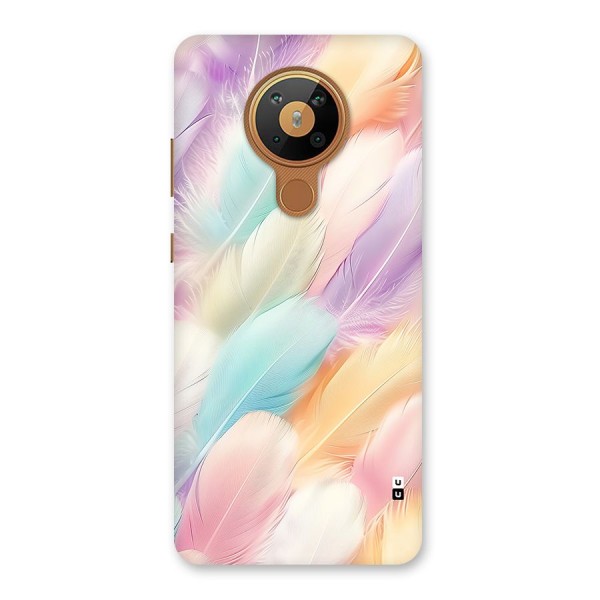 Pastel Feather Back Case for Nokia 5.3