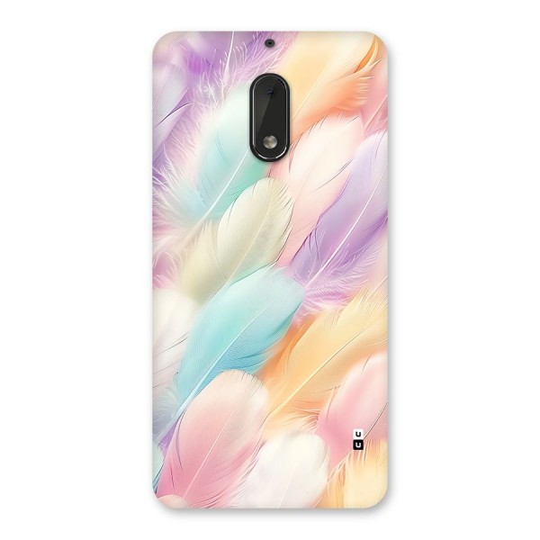 Pastel Feather Back Case for Nokia 6