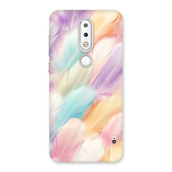 Pastel Feather Back Case for Nokia 6.1 Plus