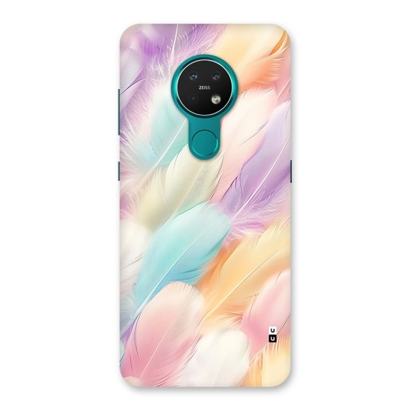 Pastel Feather Back Case for Nokia 7.2