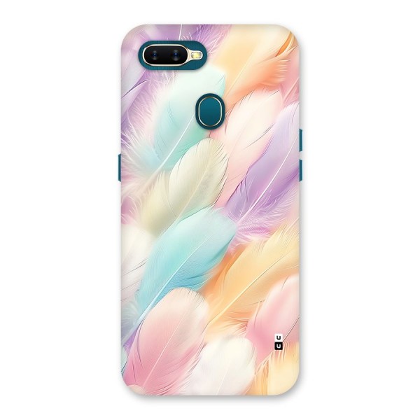 Pastel Feather Back Case for Oppo A12s