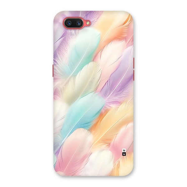 Pastel Feather Back Case for Oppo A3s