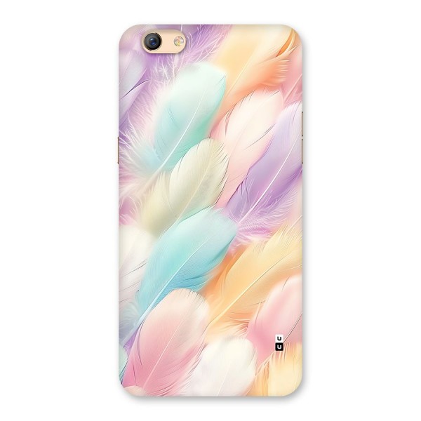 Pastel Feather Back Case for Oppo F3 Plus