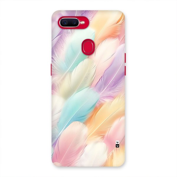 Pastel Feather Back Case for Oppo F9 Pro