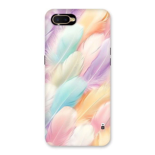 Pastel Feather Back Case for Oppo K1