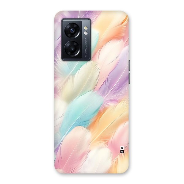 Pastel Feather Back Case for Oppo K10 5G