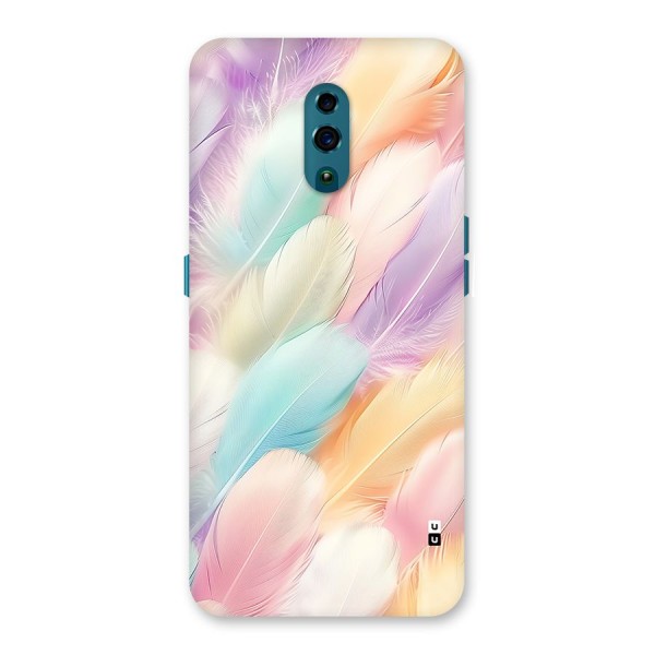 Pastel Feather Back Case for Oppo Reno