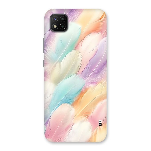 Pastel Feather Back Case for Poco C3