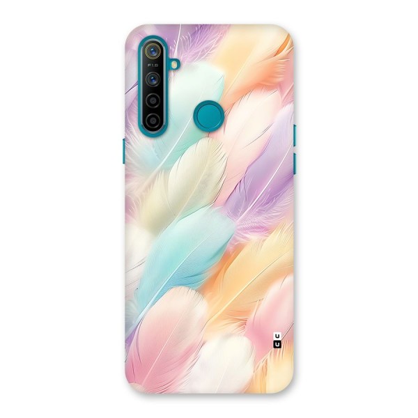 Pastel Feather Back Case for Realme 5i