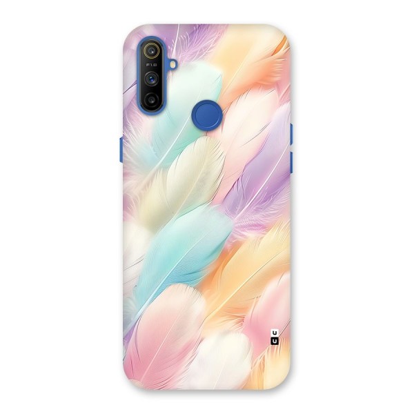 Pastel Feather Back Case for Realme Narzo 10A