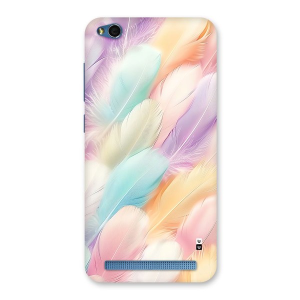 Pastel Feather Back Case for Redmi 5A