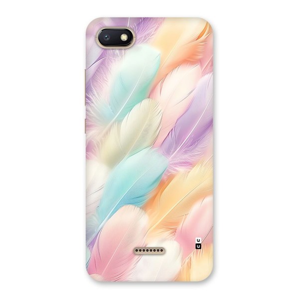 Pastel Feather Back Case for Redmi 6A