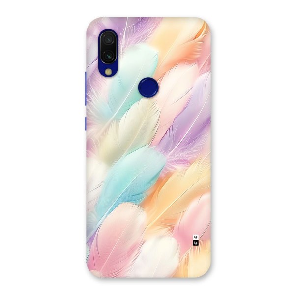 Pastel Feather Back Case for Redmi 7