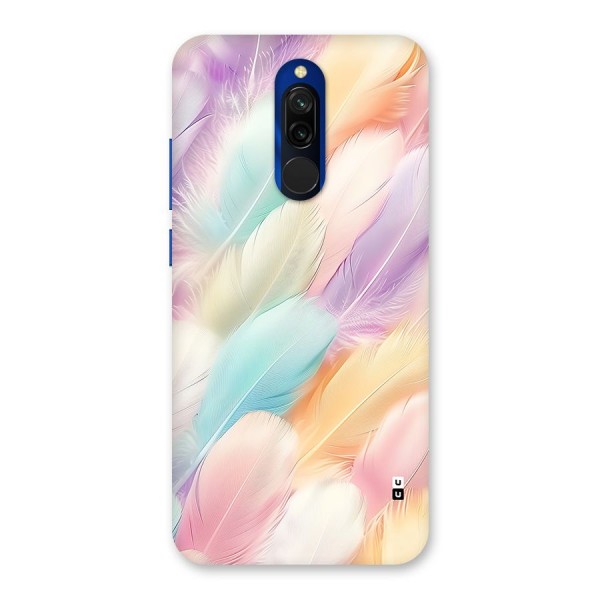 Pastel Feather Back Case for Redmi 8