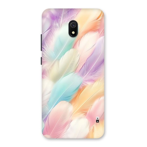 Pastel Feather Back Case for Redmi 8A