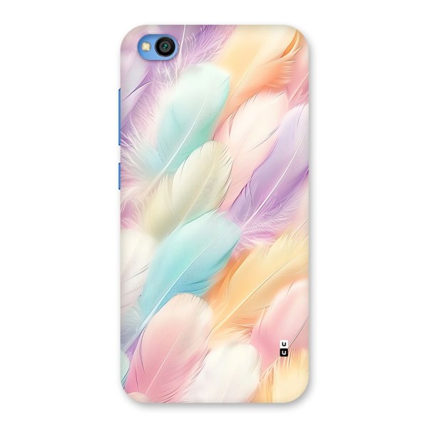 Pastel Feather Back Case for Redmi Go