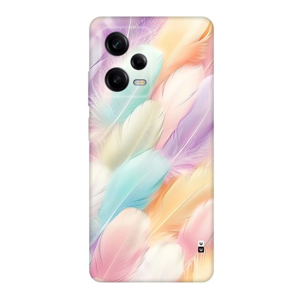 Pastel Feather Back Case for Redmi Note 12 Pro