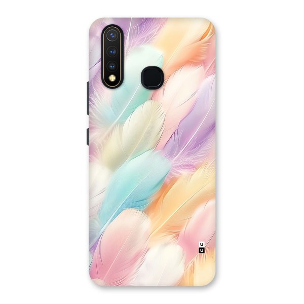 Pastel Feather Back Case for Vivo U20