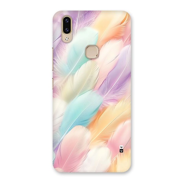 Pastel Feather Back Case for Vivo V9 Youth