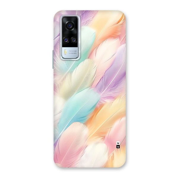 Pastel Feather Back Case for Vivo Y51A