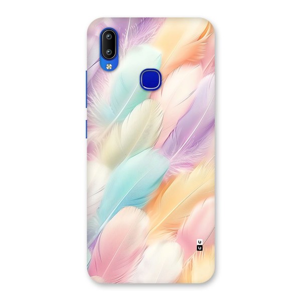 Pastel Feather Back Case for Vivo Y91