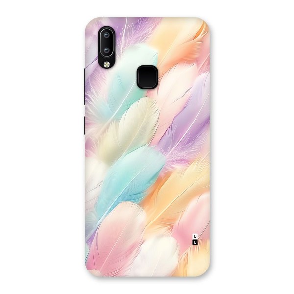 Pastel Feather Back Case for Vivo Y95