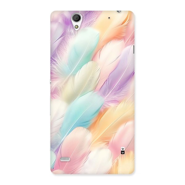 Pastel Feather Back Case for Xperia C4