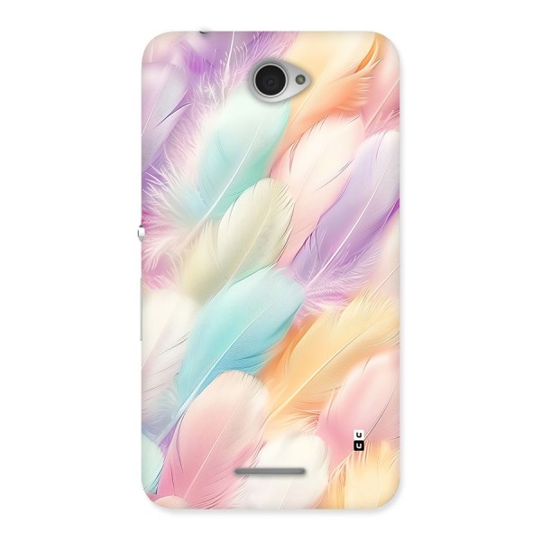 Pastel Feather Back Case for Xperia E4