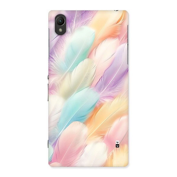 Pastel Feather Back Case for Xperia Z1