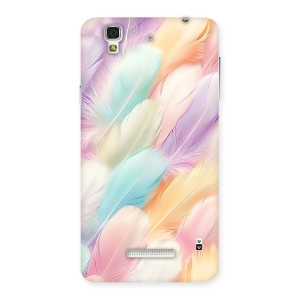 Pastel Feather Back Case for YU Yureka Plus