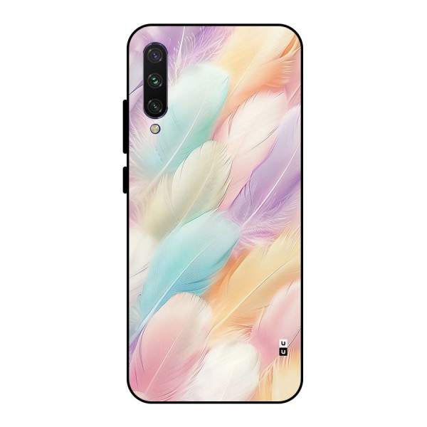 Pastel Feather Metal Back Case for Mi A3