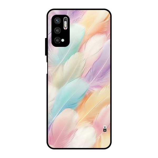 Pastel Feather Metal Back Case for Poco M3 Pro 5G