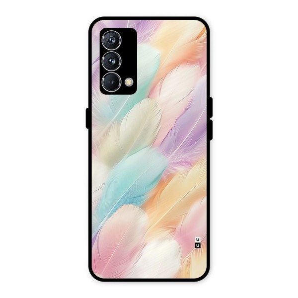 Pastel Feather Metal Back Case for Realme GT Master Edition