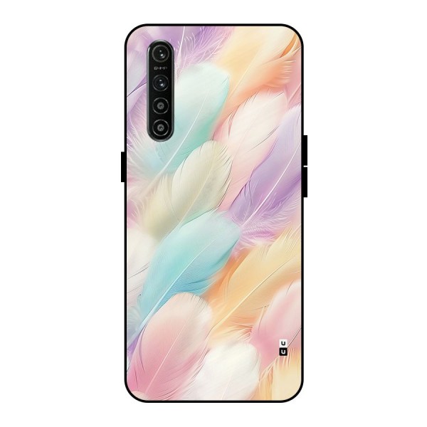 Pastel Feather Metal Back Case for Realme XT