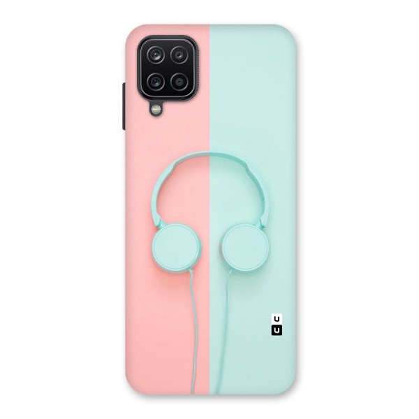 Pastel Headphones Back Case for Galaxy A12