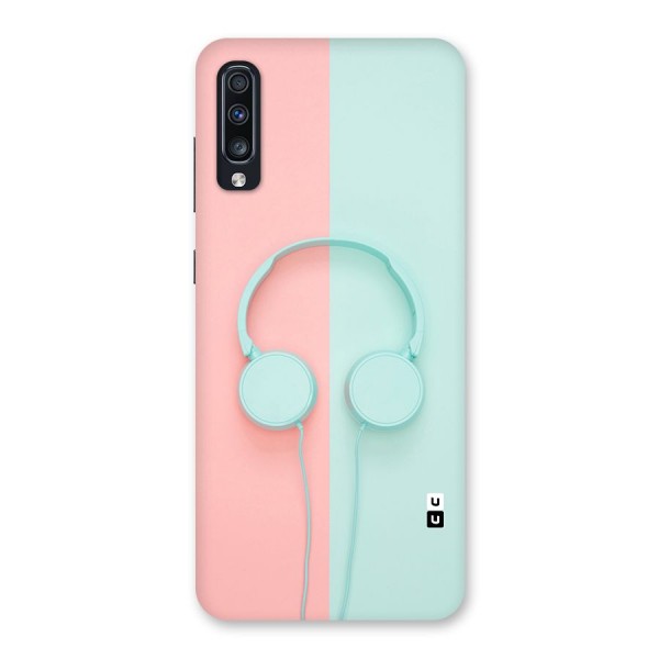 Pastel Headphones Back Case for Galaxy A70s