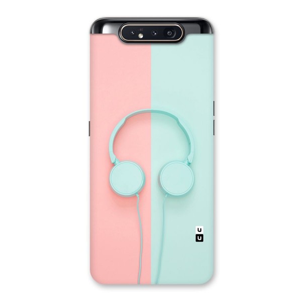 Pastel Headphones Back Case for Galaxy A80