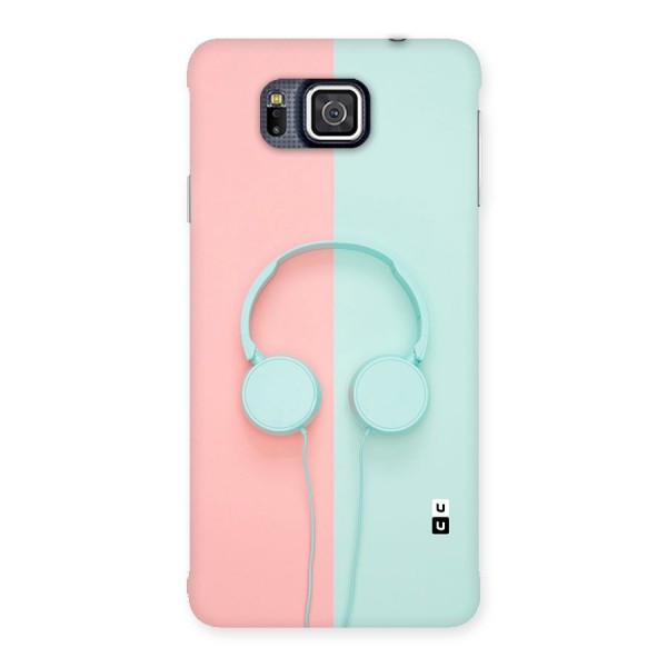 Pastel Headphones Back Case for Galaxy Alpha