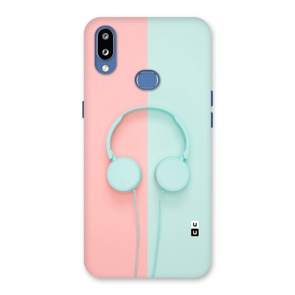 Pastel Headphones Back Case for Galaxy M01s