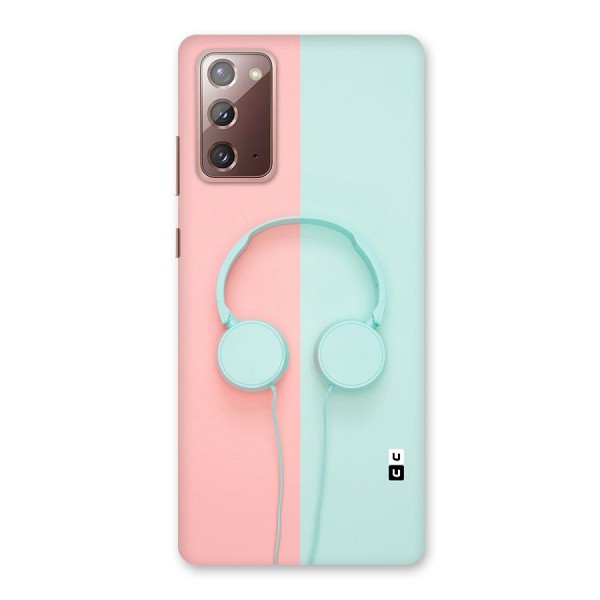 Pastel Headphones Back Case for Galaxy Note 20